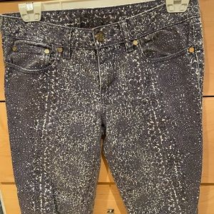 Tory Burch paisley jeans